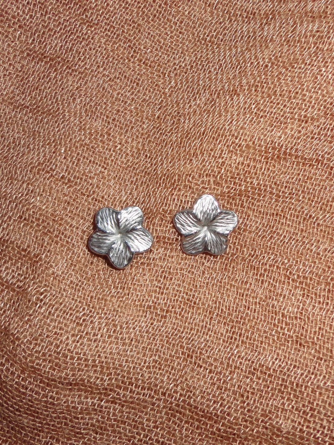 Plumeria earrings