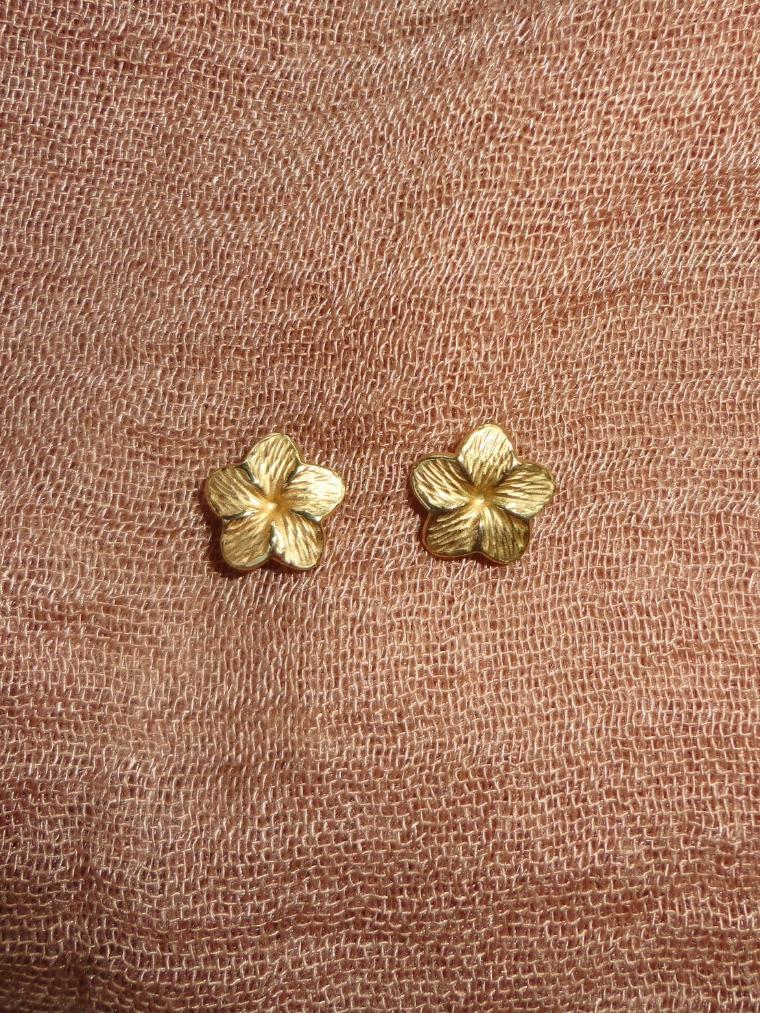Plumeria earrings